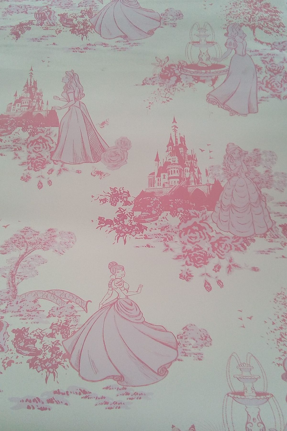 Disney Pink Princess Wallpaper - Sketch , HD Wallpaper & Backgrounds