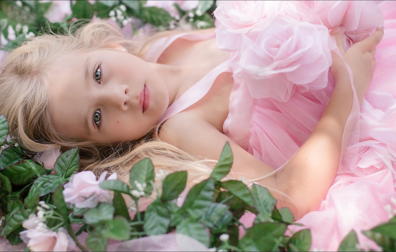 Photo Wallpaper Girl, Pink, Princess, Teen Girl - Girl , HD Wallpaper & Backgrounds