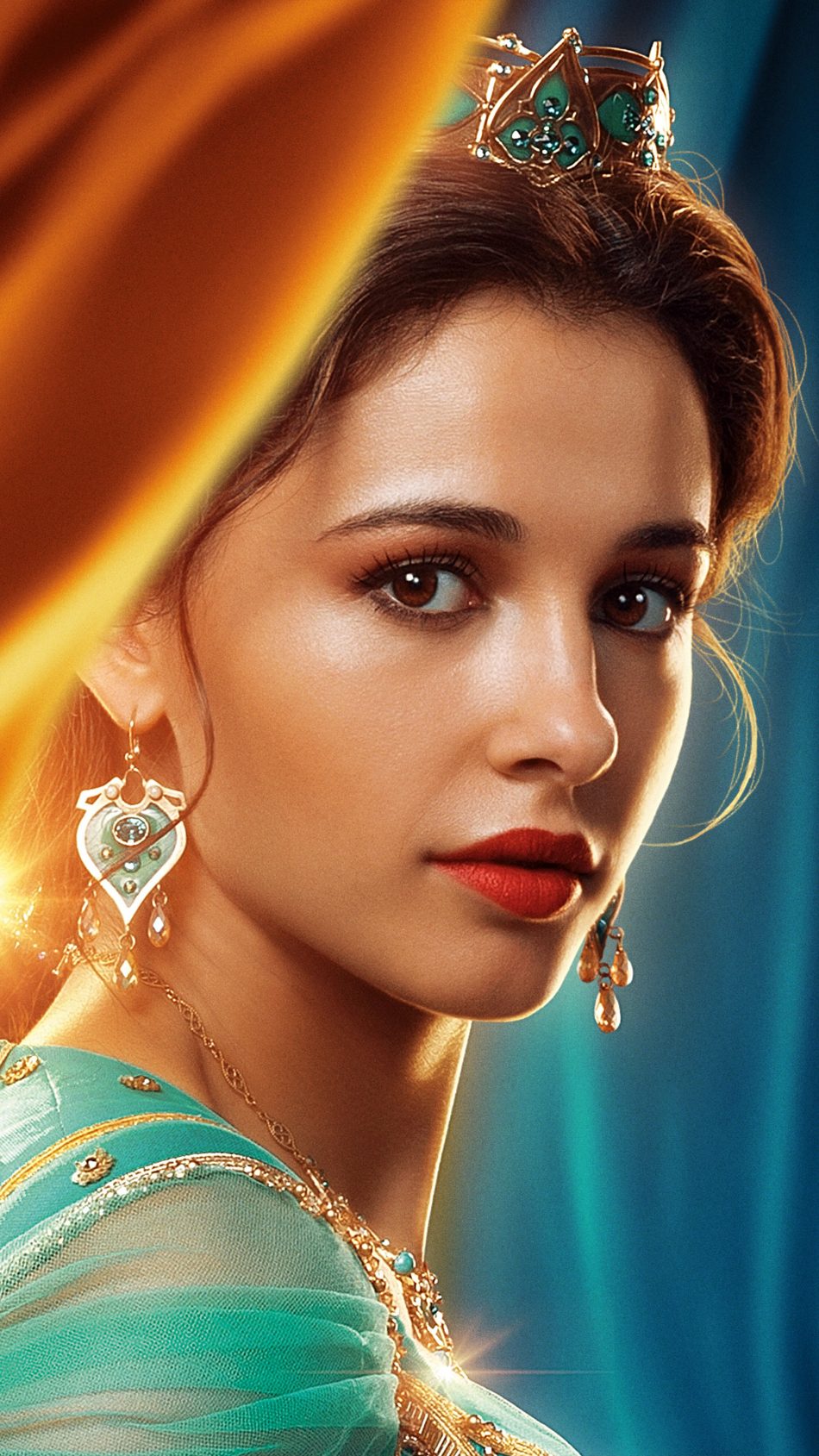 Princess Jasmine In Aladdin 2019 4k Ultra Hd Mobile - Naomi Scott Jasmine Aladdin , HD Wallpaper & Backgrounds