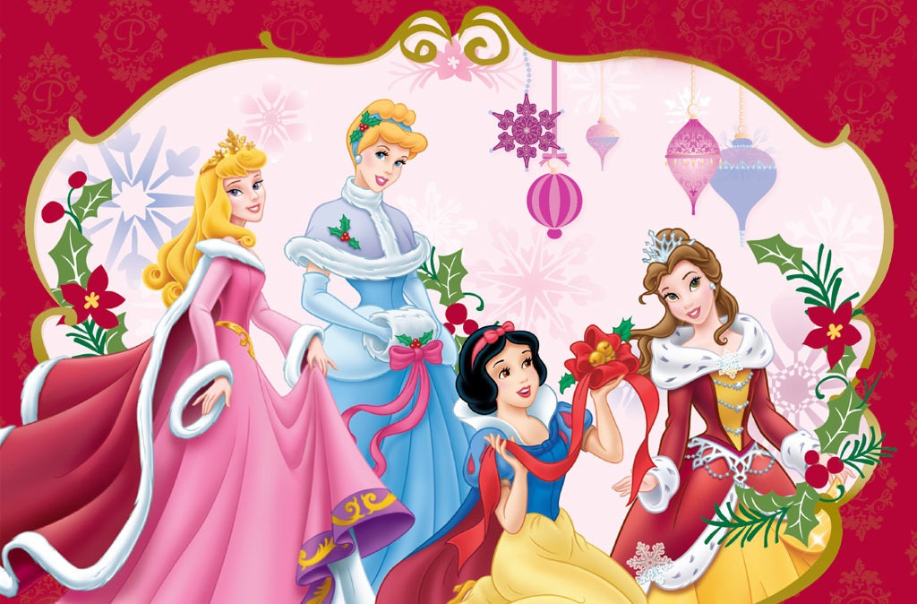 Disney Princess Christmas Wallpaper - Disney Princess Christmas , HD Wallpaper & Backgrounds