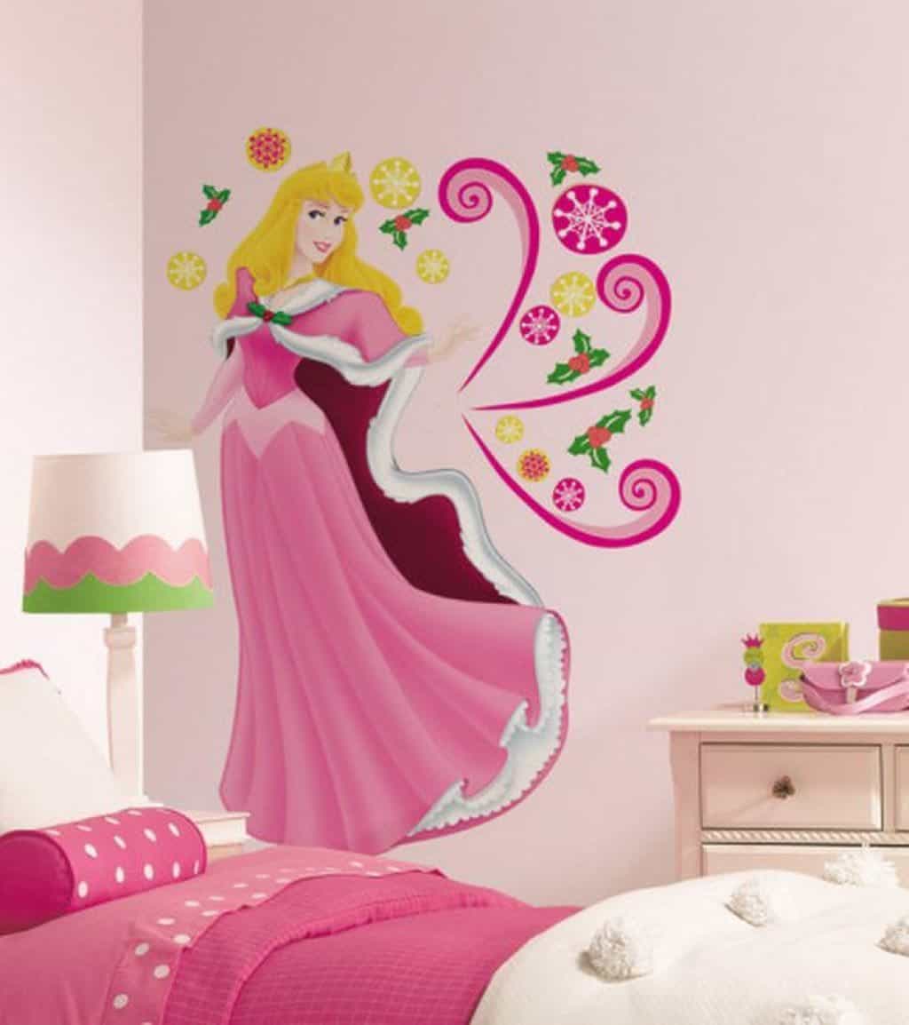 Bedroom Princess Wall Mural - Asian Paints Wall Stickers , HD Wallpaper & Backgrounds