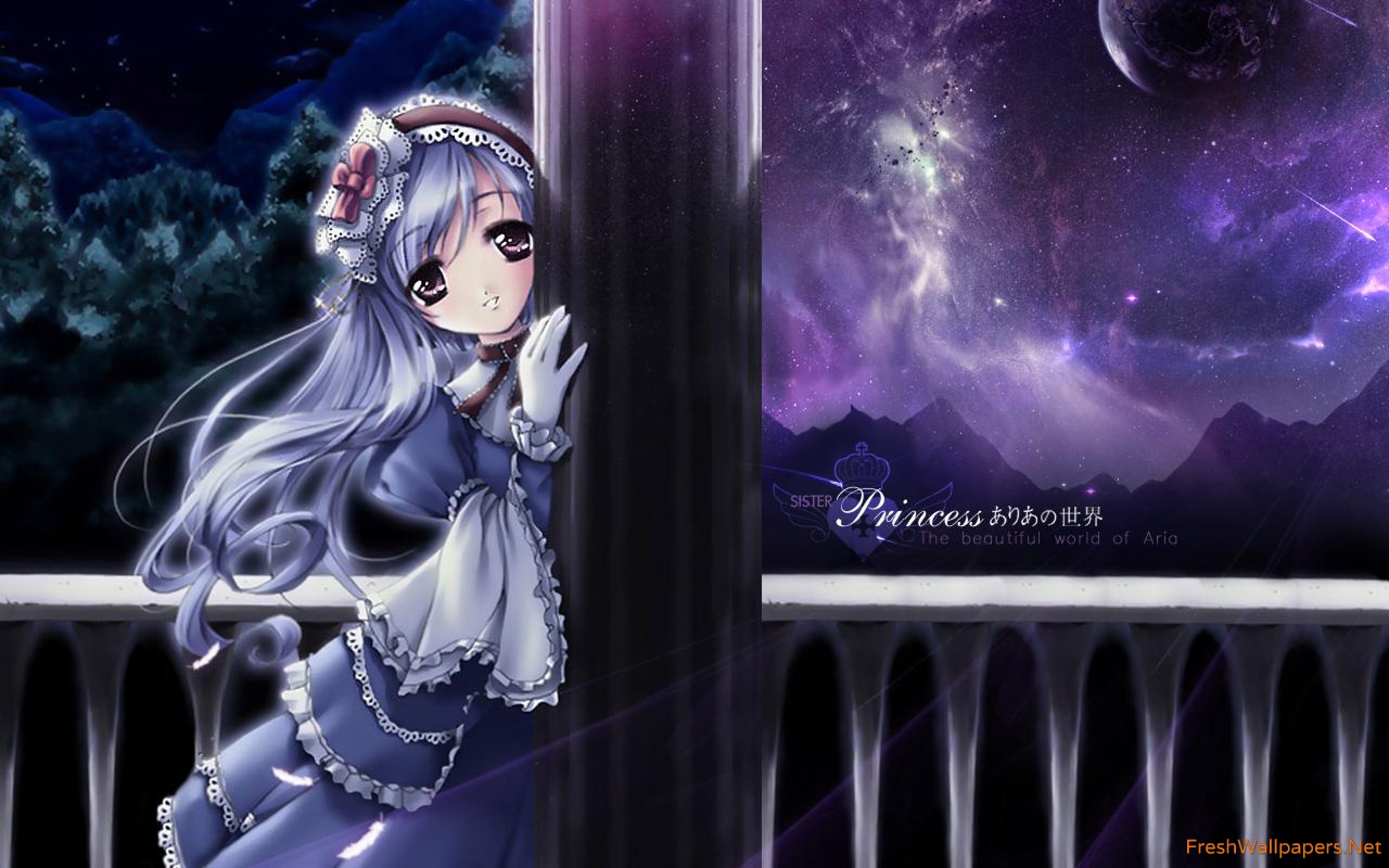 Select Resolution - Sister Princess Aria , HD Wallpaper & Backgrounds