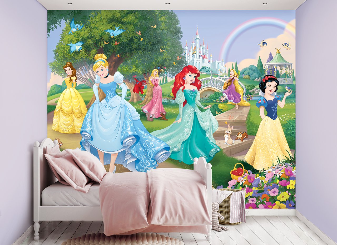 Walltastic Disney Princess Wall Mural - Mural Disney , HD Wallpaper & Backgrounds