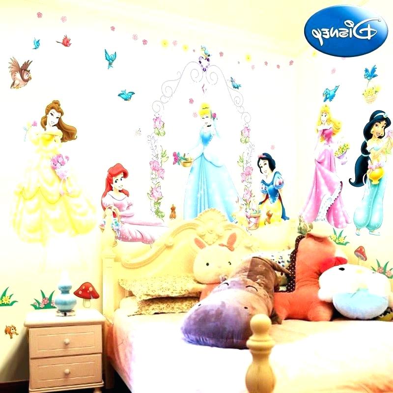 Disney Princess Wallpaper For Bedroom Princess Wall - Wall Decal , HD Wallpaper & Backgrounds
