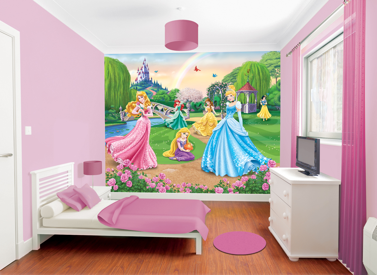 Disney Princess Wall Mural, 42087 Vie Interiors Ltd - Disney Princess Wall Mural , HD Wallpaper & Backgrounds