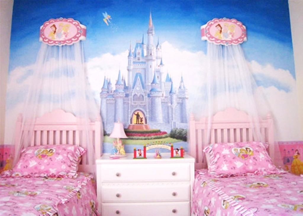 Princess Bedroom Decor Perfect Wall - Princess Girls Bedroom Decor , HD Wallpaper & Backgrounds
