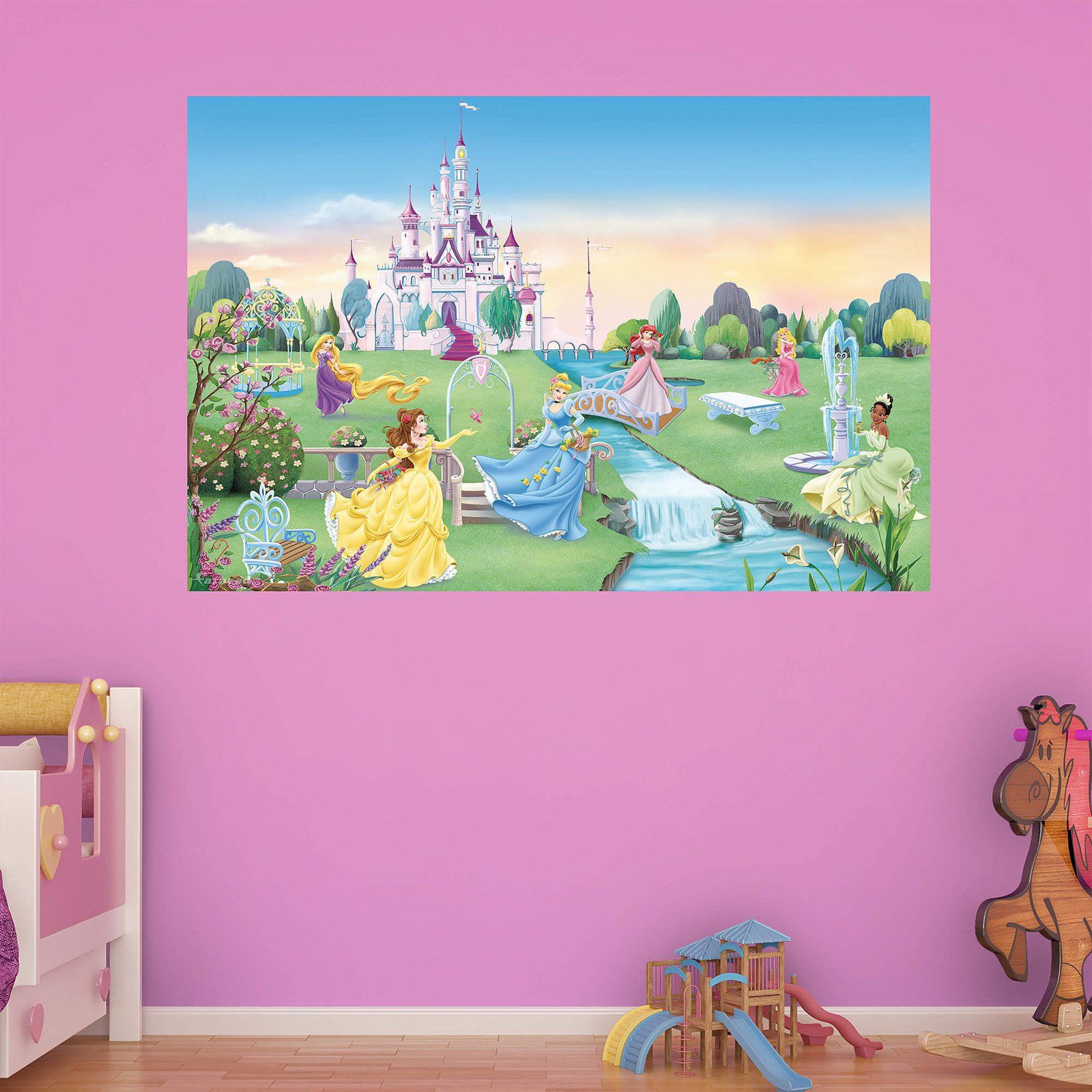 Fathead Disney Princess Wall Mural - Disney Princess Wall Stickers , HD Wallpaper & Backgrounds