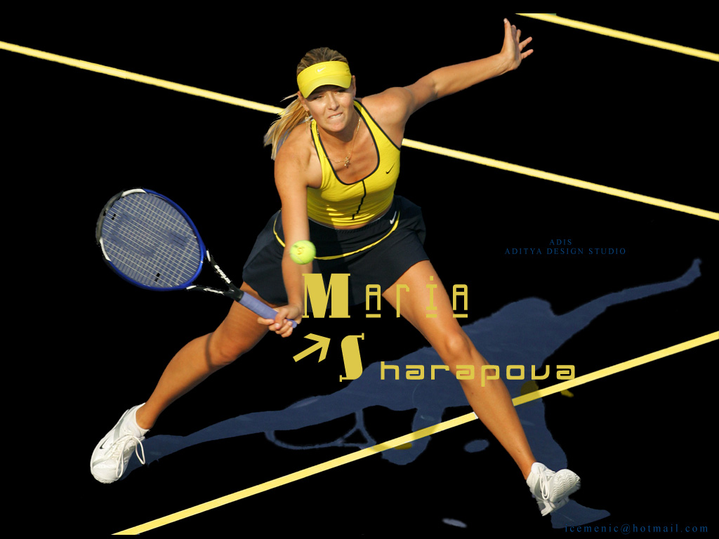 Maria Sharapova Wallpaper-3 - Maria Sharapova , HD Wallpaper & Backgrounds