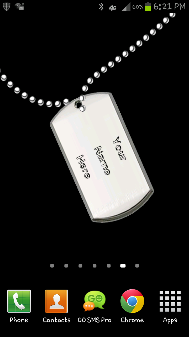 Customizable Dog Tags Live Wallpaper - Dog Tags , HD Wallpaper & Backgrounds