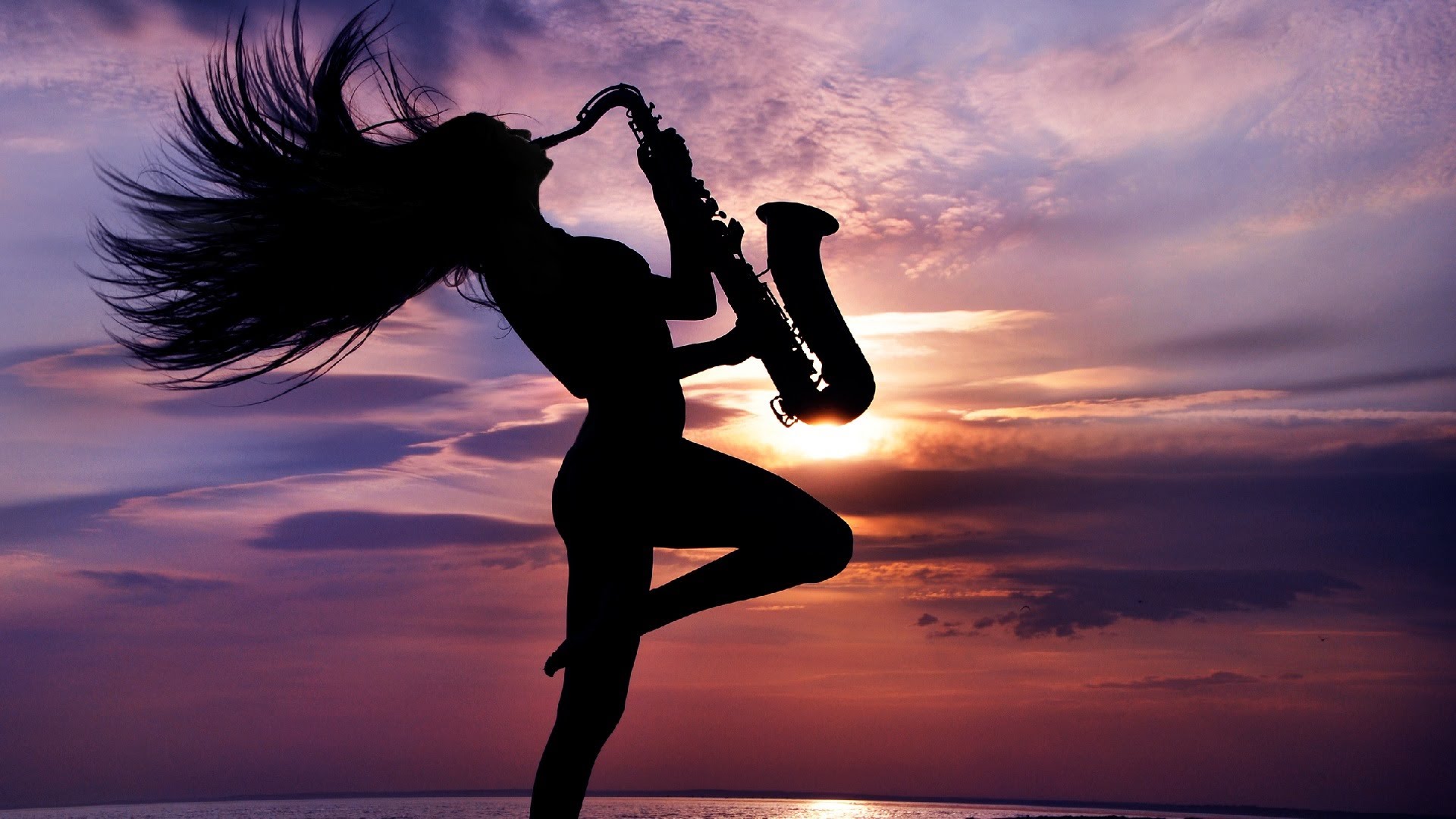 Ambient Music, Chill-out Music, Happiness, Sunset, - Saxophone Relaxing Music , HD Wallpaper & Backgrounds