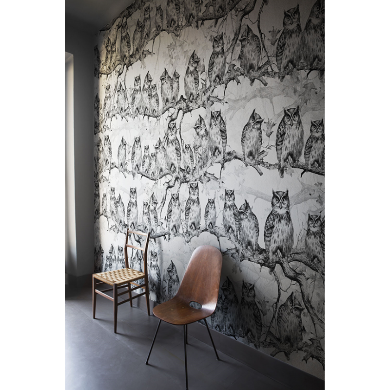 Tapete Owls Resort - London Art Carta Da Parati Bagno , HD Wallpaper & Backgrounds