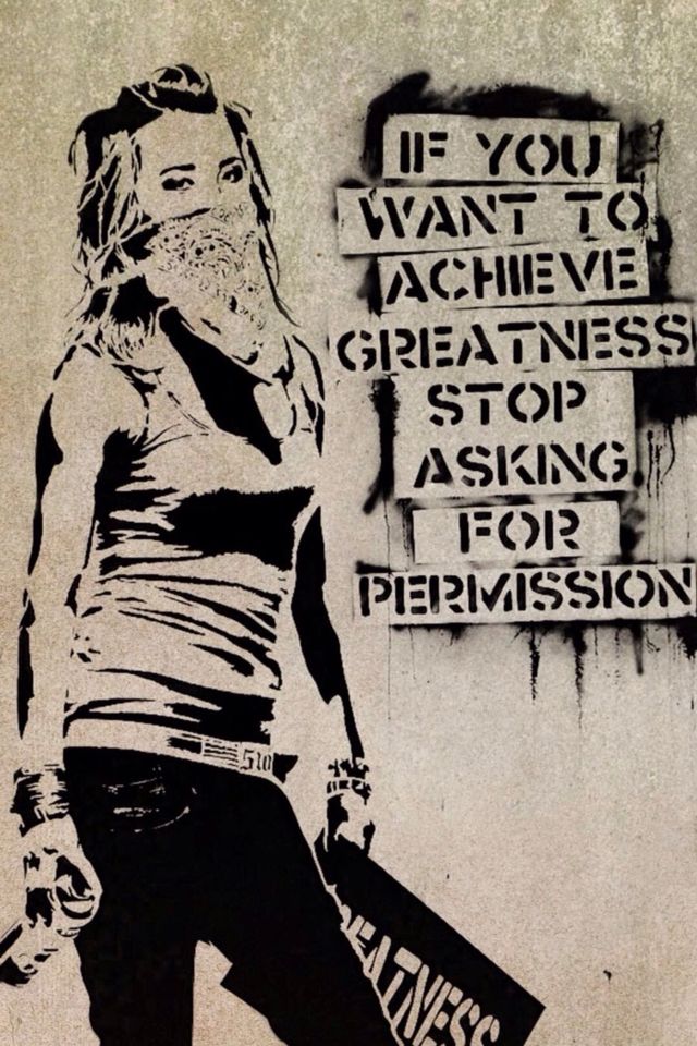 Iphone Wallpaper - If You Want To Achieve Greatness Stop Asking For Permission , HD Wallpaper & Backgrounds