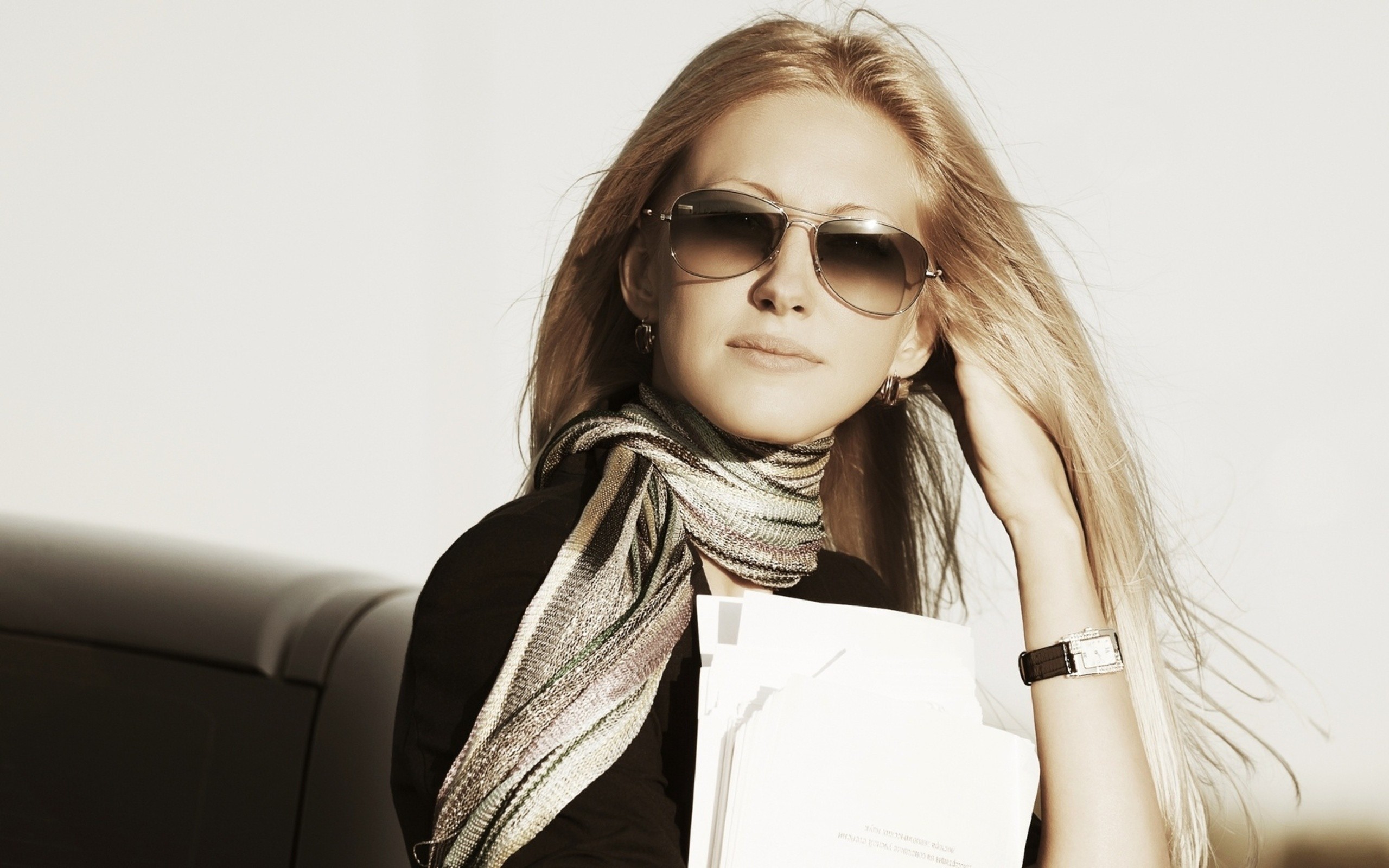 Blonde, Sunglasses, Stylish Wallpaper And Background - Скачать Фото Девушки Блондинки , HD Wallpaper & Backgrounds