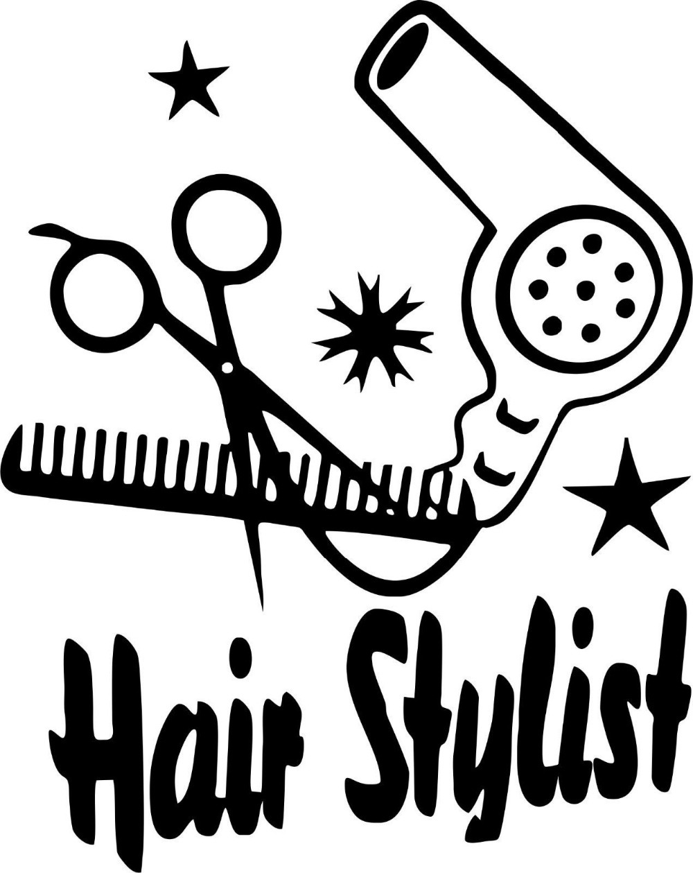 Hair Clipart Hair Stylist - Hair Stylist , HD Wallpaper & Backgrounds