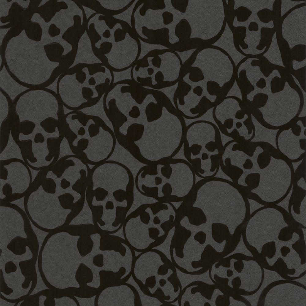Skulls Black Removable Wallpaper - Graham And Brown Skull , HD Wallpaper & Backgrounds