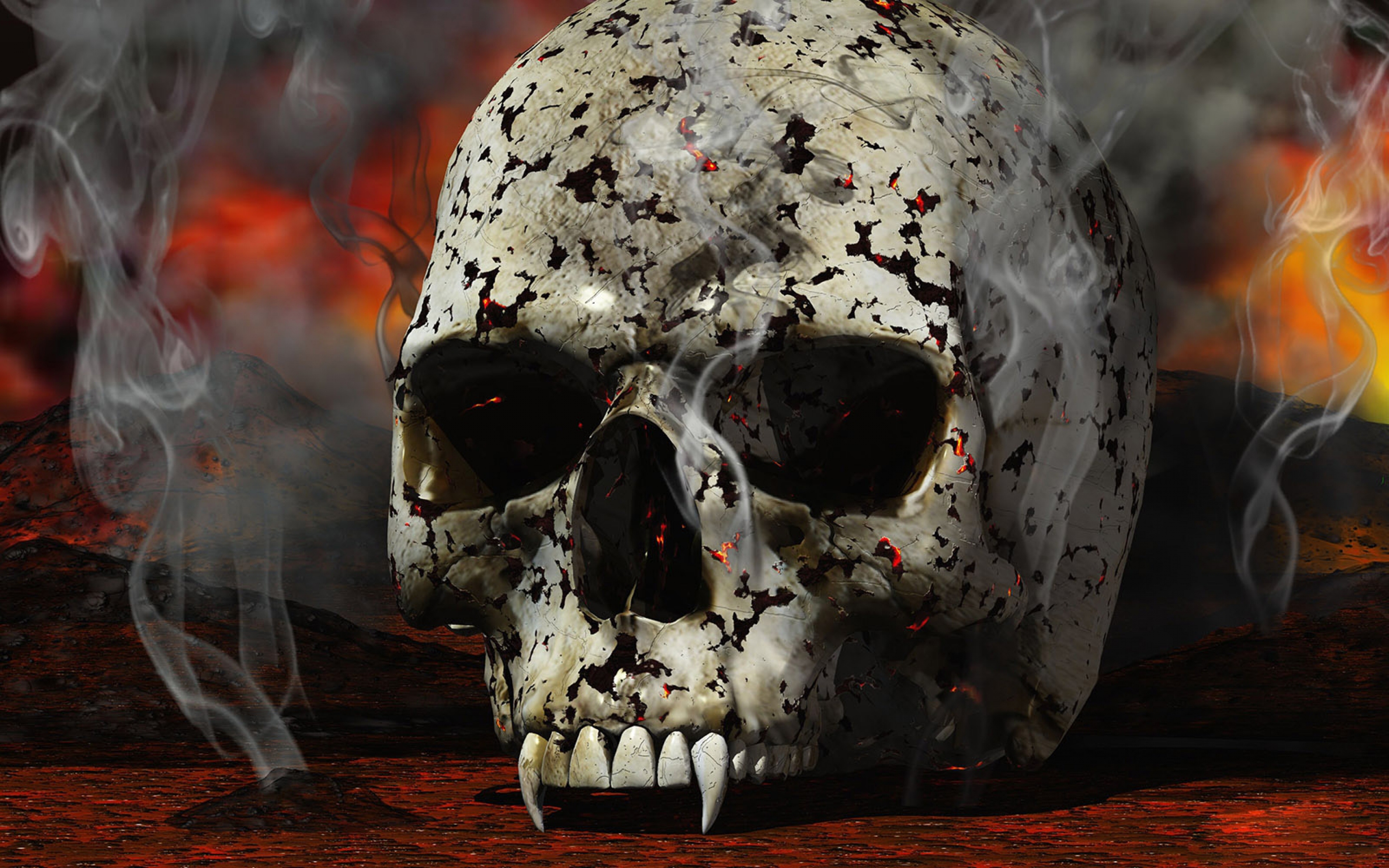 Skull 4k Wallpaper , HD Wallpaper & Backgrounds