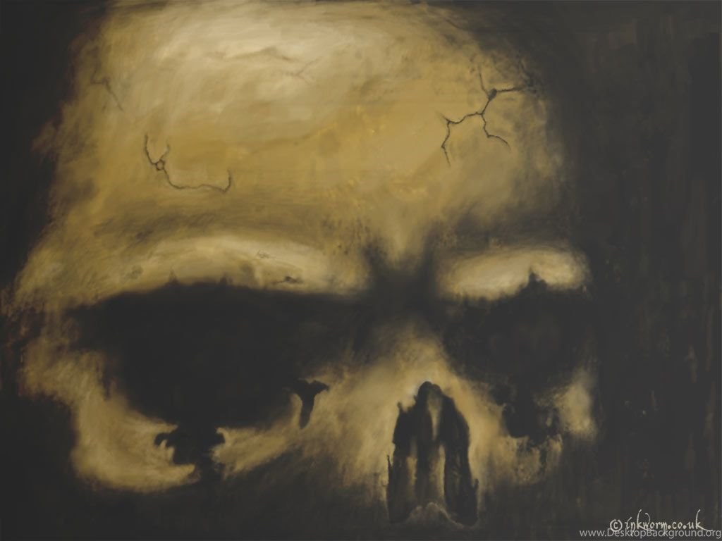 Dark Gothic Skull , HD Wallpaper & Backgrounds