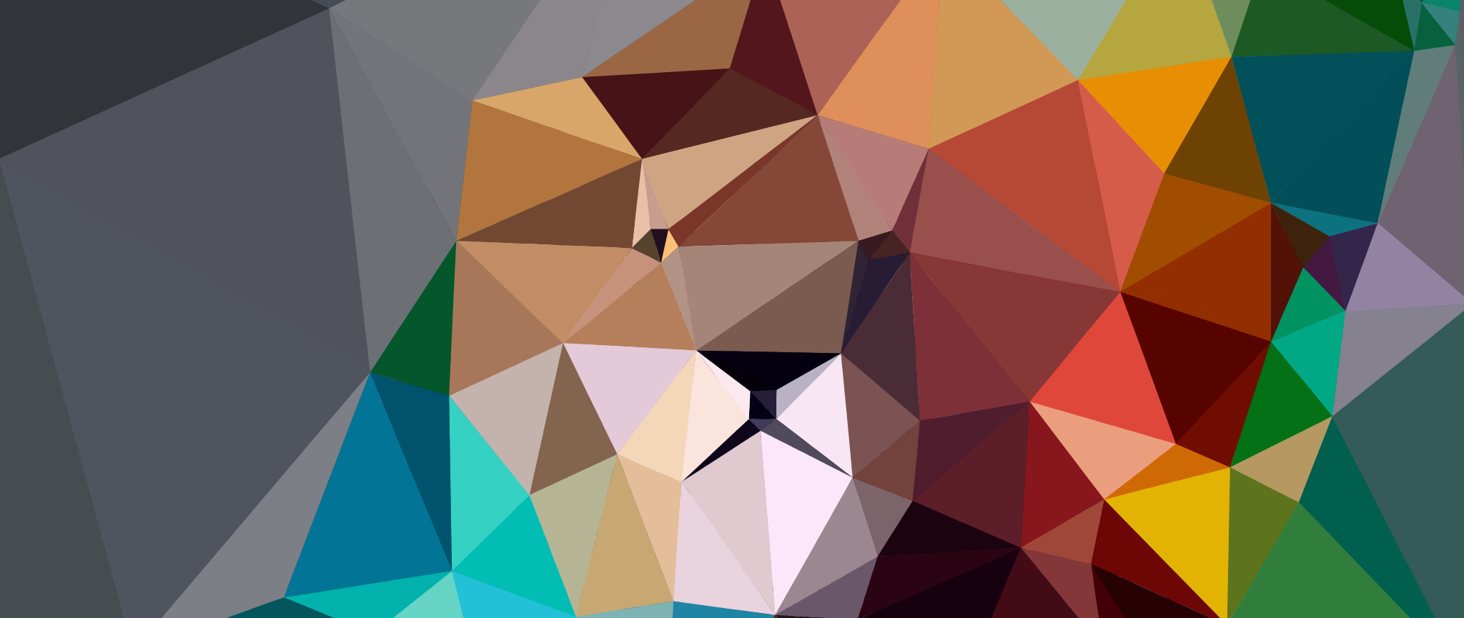 Low-poly Wallpaper I Made In My Free Time Based Off - Modern Art Triangle , HD Wallpaper & Backgrounds