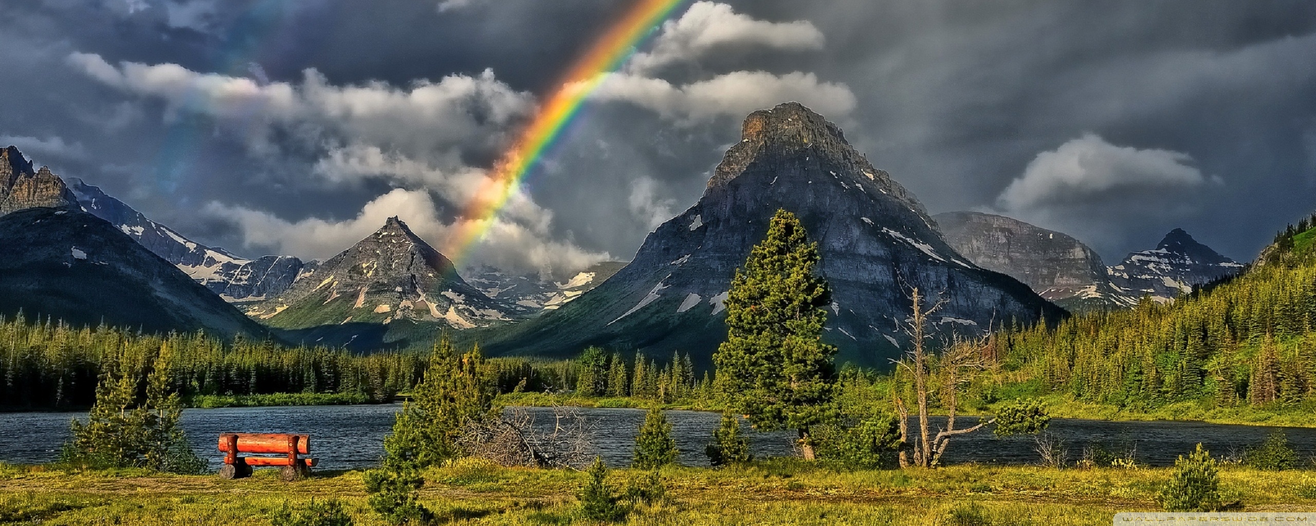 Rate This Wallpaper - Real Rainbows In The Sky , HD Wallpaper & Backgrounds