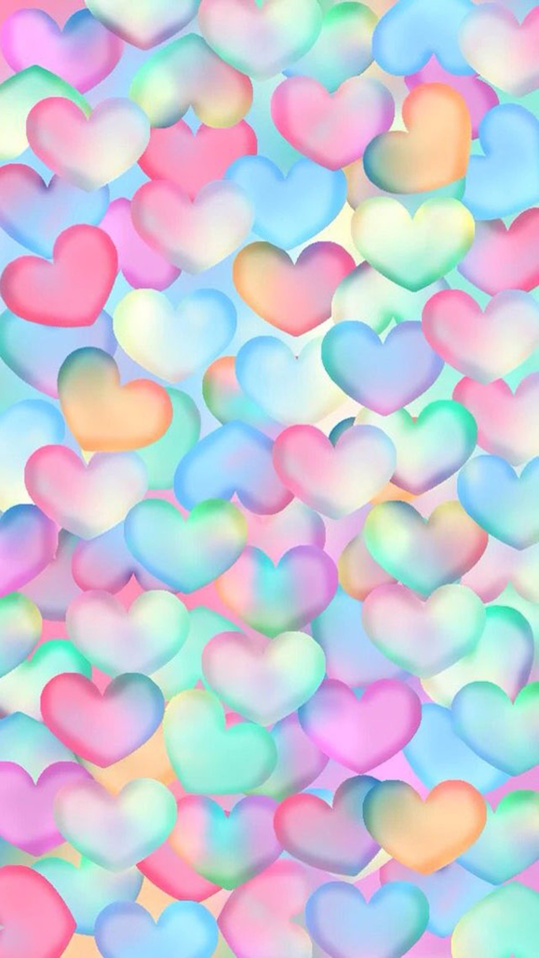Explore Rainbow Heart, Iphone Wallpapers, And More - Mobile Wallpaper For Girls , HD Wallpaper & Backgrounds