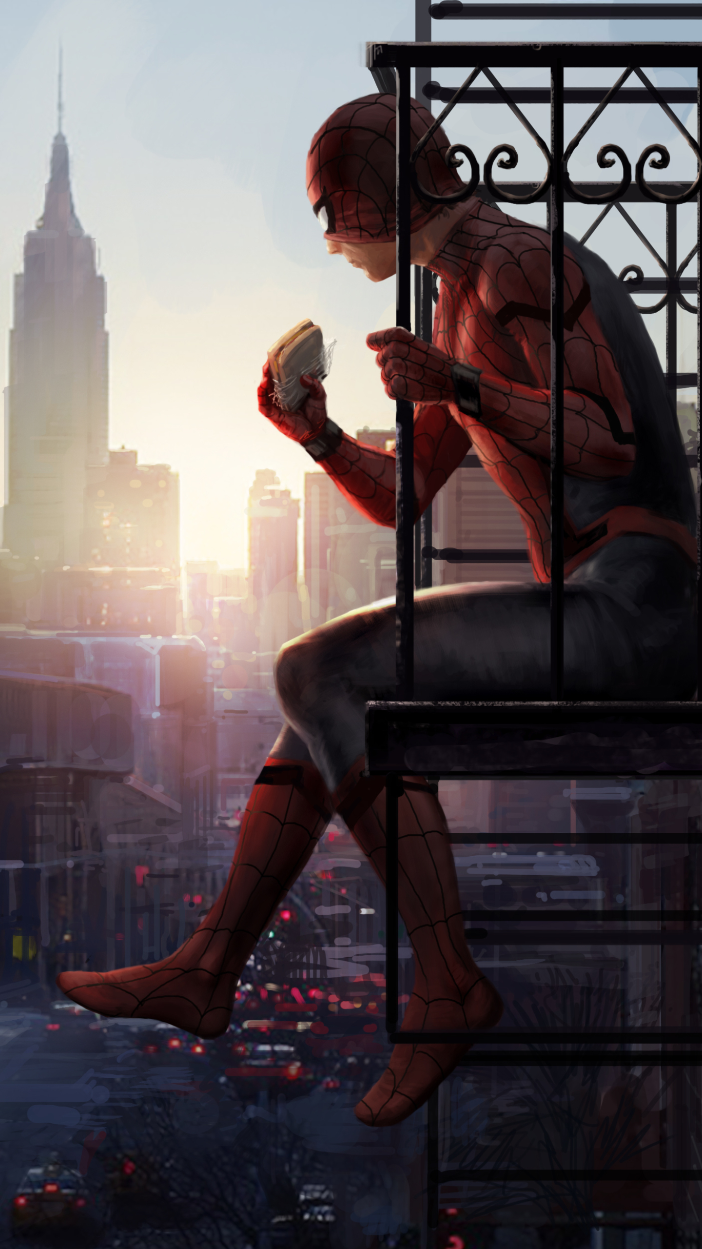 Mobile Wallpaper - Spiderman Homecoming Wallpaper 4k Iphone , HD Wallpaper & Backgrounds