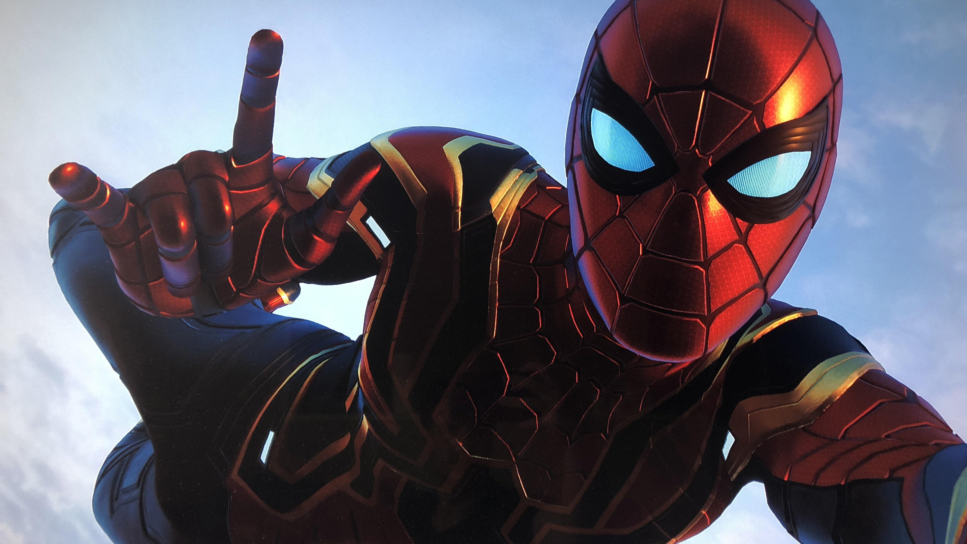 Iron Spider Wallpaper 4k , HD Wallpaper & Backgrounds