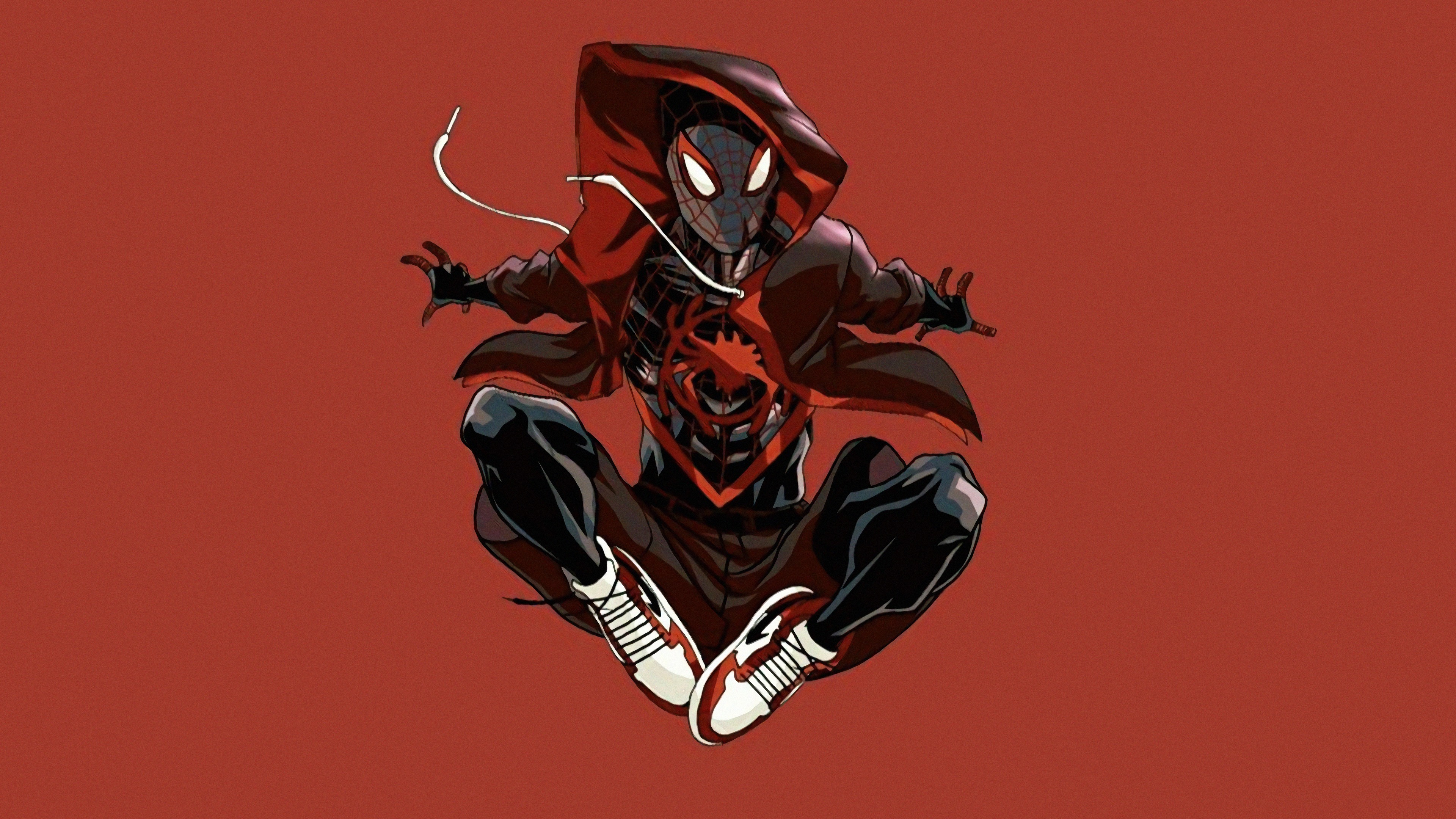 Miles Morales Spider Man - Illustration , HD Wallpaper & Backgrounds