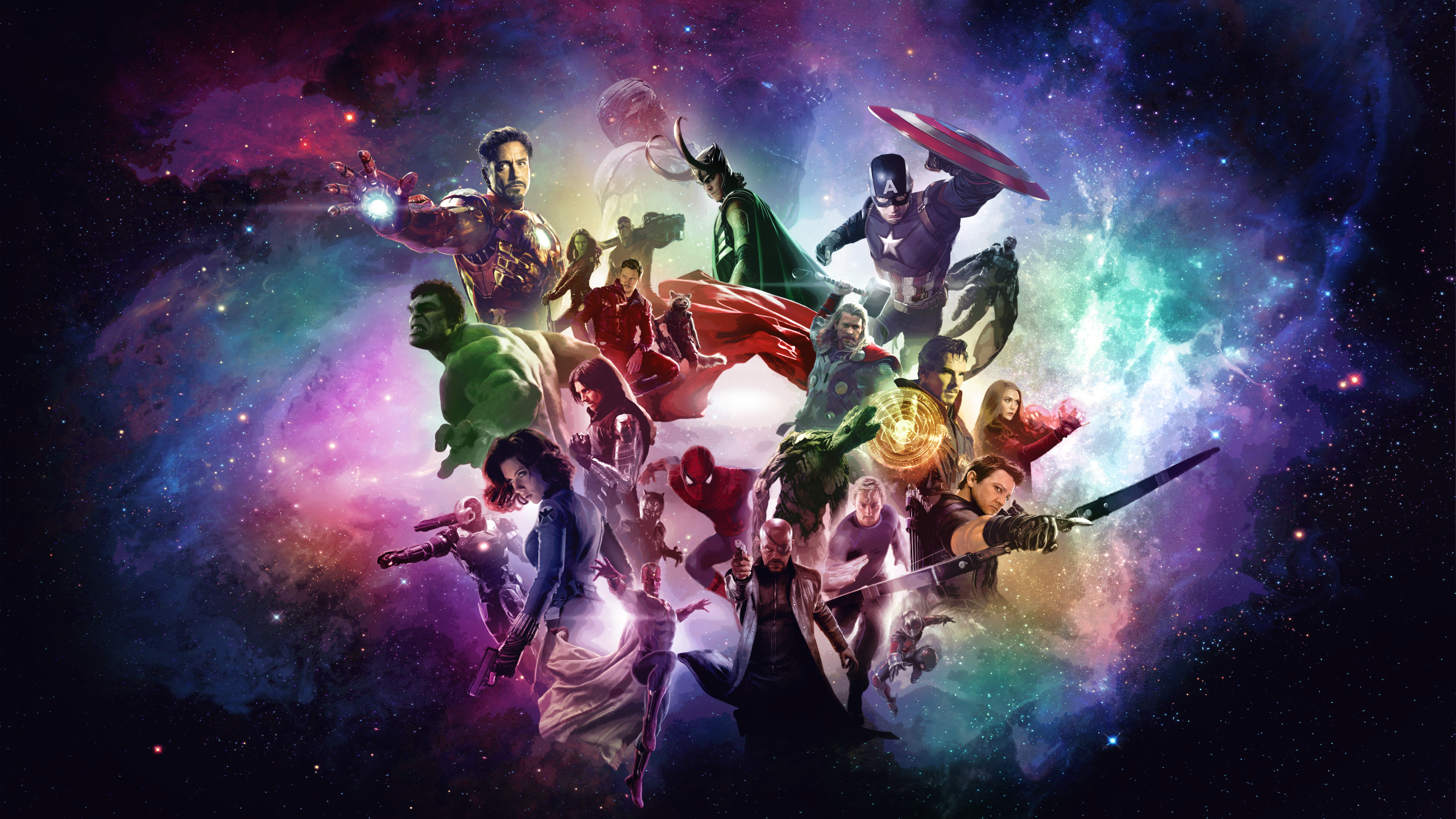 Marvel Cinematic Universe Wallpaper [2560x1440] - Marvel Cinematic Universe 4k , HD Wallpaper & Backgrounds