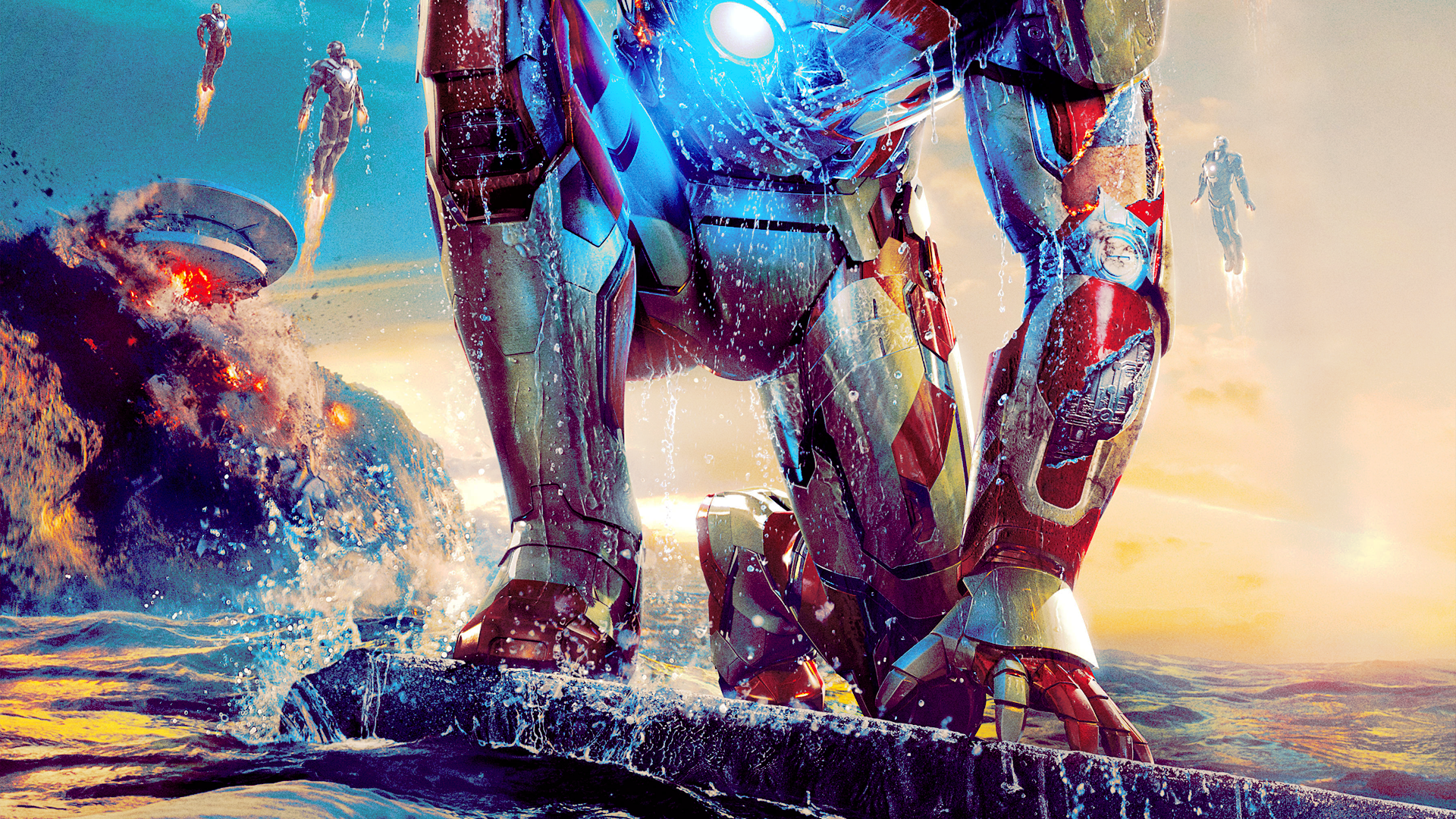 Tony Stark - Iron Man 3 Poster , HD Wallpaper & Backgrounds
