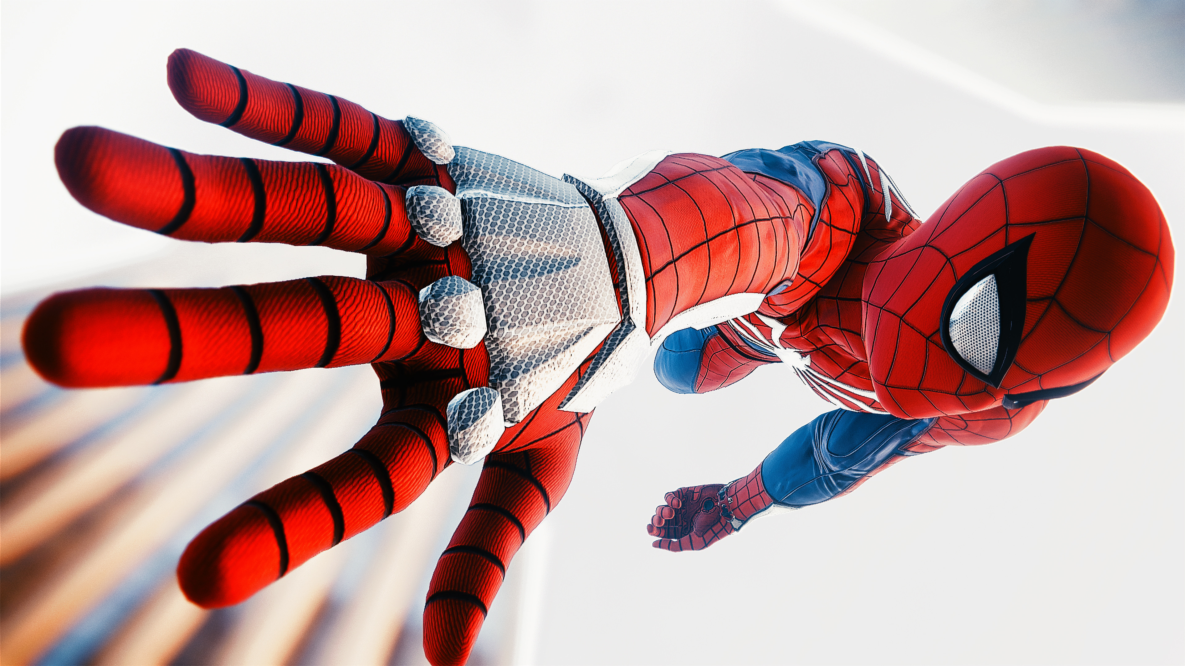 Spider-man Ps4 Advanced Suit 4k Wallpaper - Spiderman Ps4 Wallpaper Hd , HD Wallpaper & Backgrounds