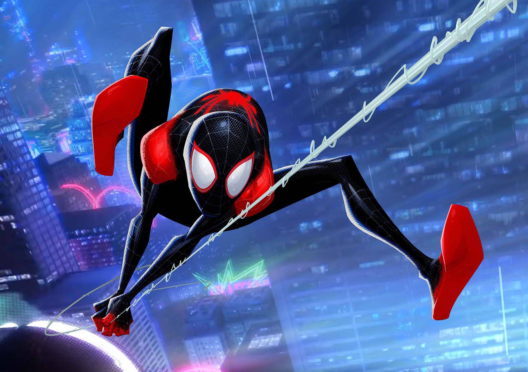 Click The Wallpaper To View Full Size - Spider Man Into The Spider Verse , HD Wallpaper & Backgrounds