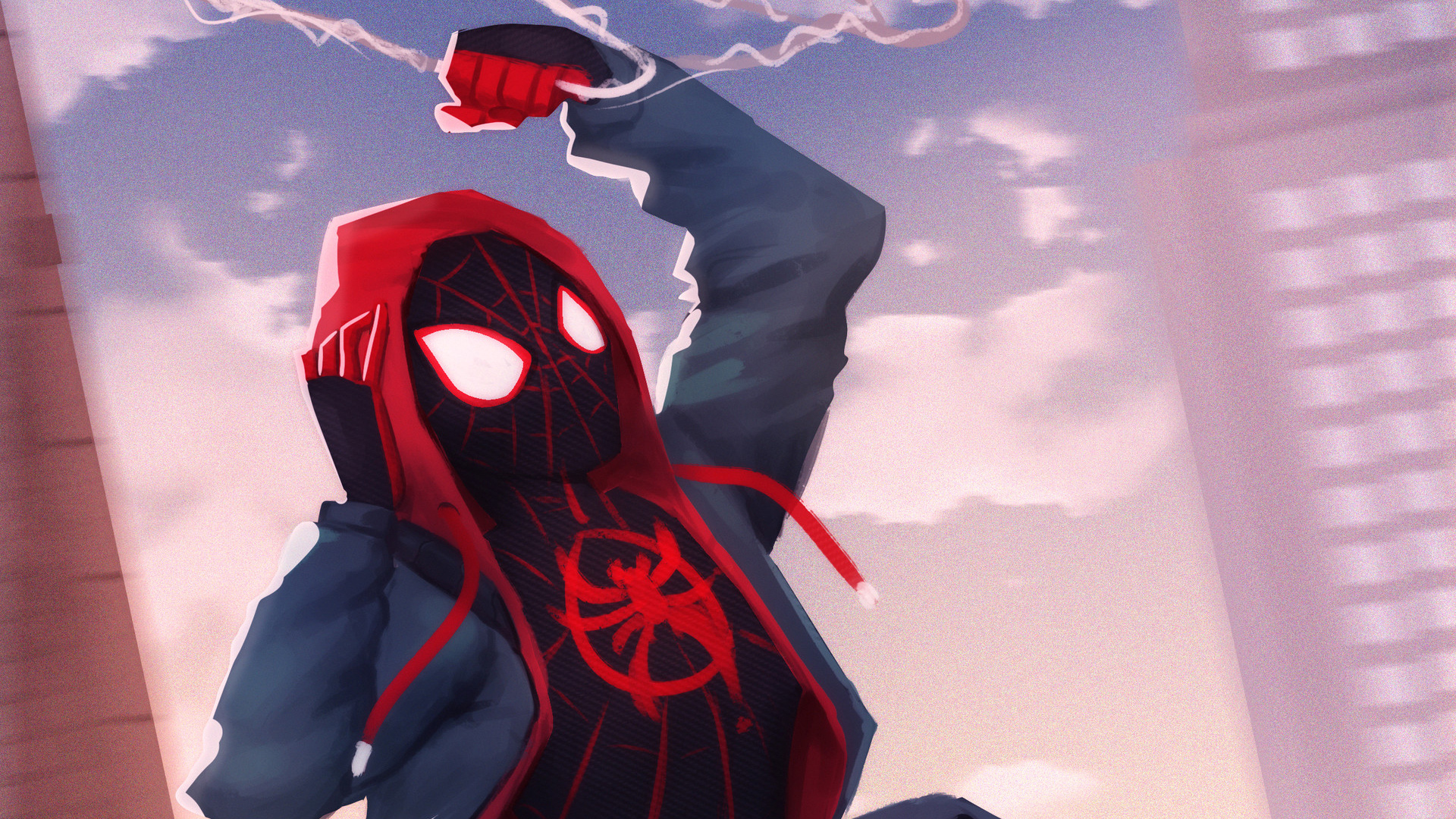 Spider Man Miles Morales - Miles Morales Wallpaper Iphone , HD Wallpaper & Backgrounds