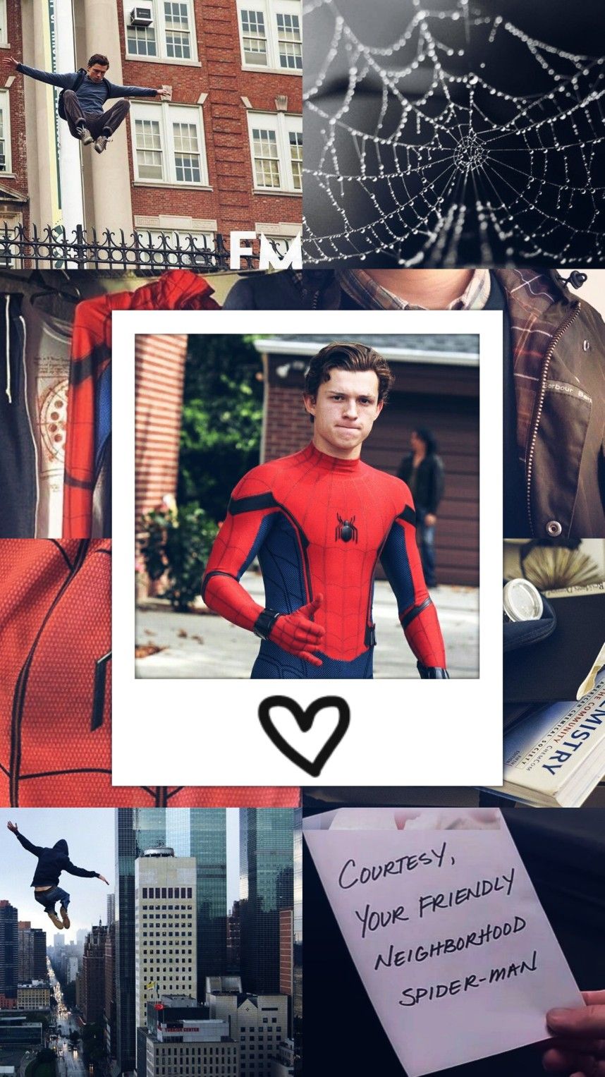 Peter Parker - Lockscreen Spiderman Tom Holland Lockscreen , HD Wallpaper & Backgrounds