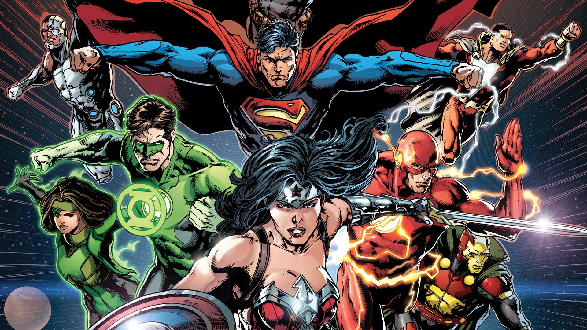Justice League 50 , HD Wallpaper & Backgrounds