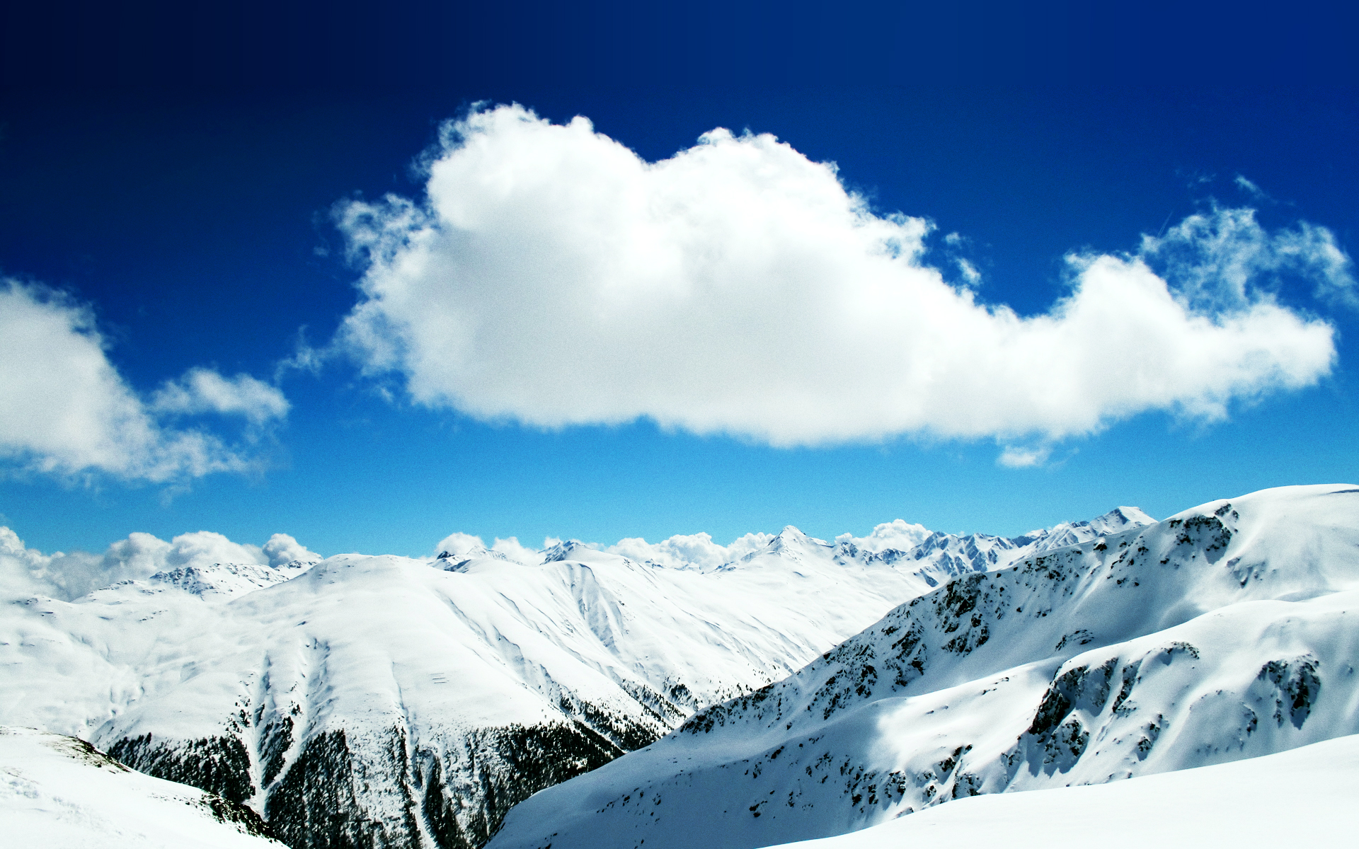 Snow Winter Mountains , HD Wallpaper & Backgrounds