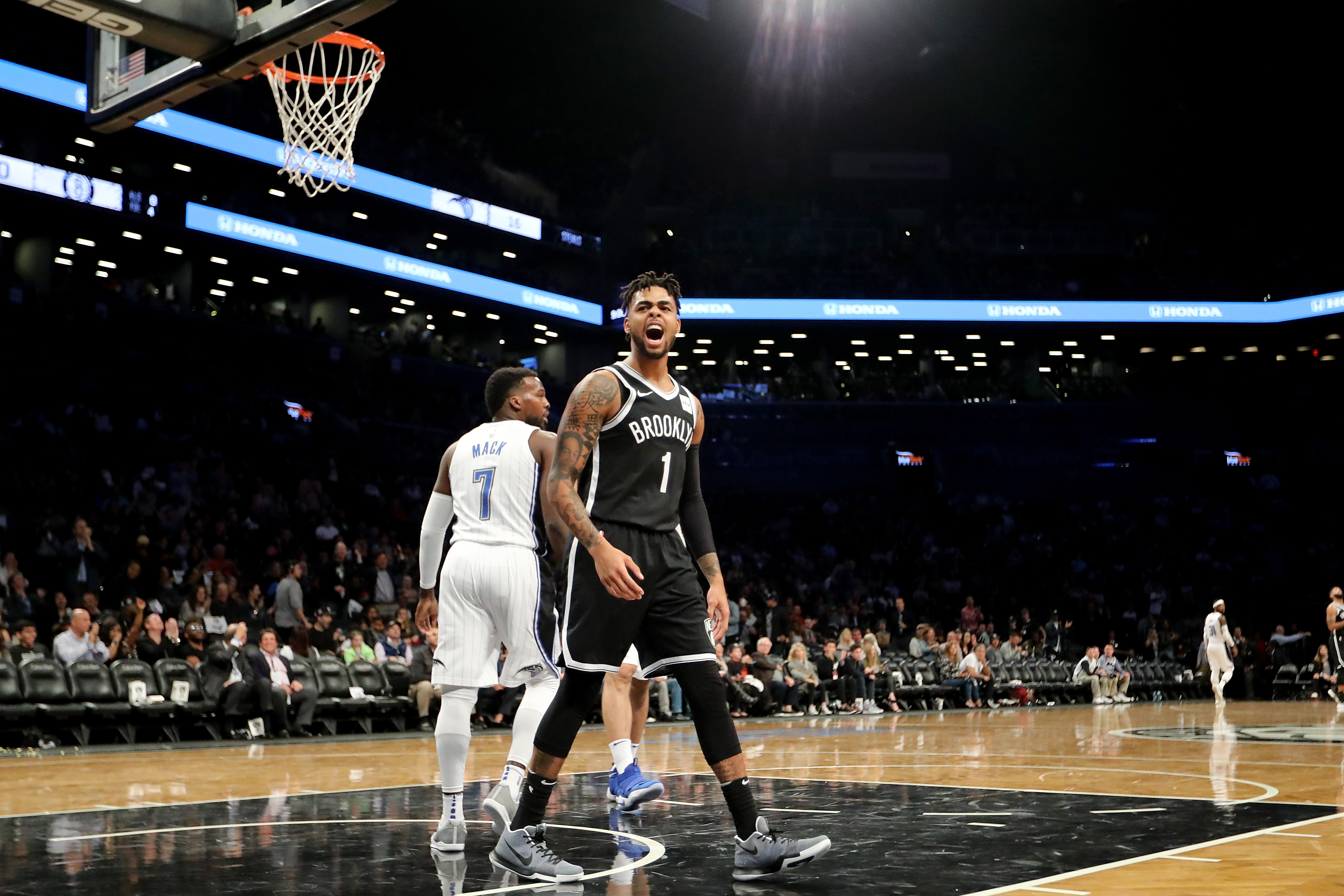 Brooklyn Nets Guard D'angelo Russell Doubtful Wednesday - D Angelo Russell Brooklyn , HD Wallpaper & Backgrounds