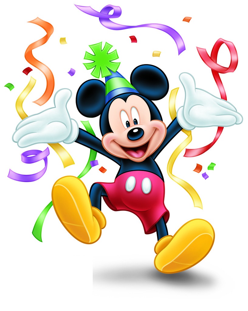 Minnie Mouse Clipart School - Mickey Mouse Birthday Png , HD Wallpaper & Backgrounds