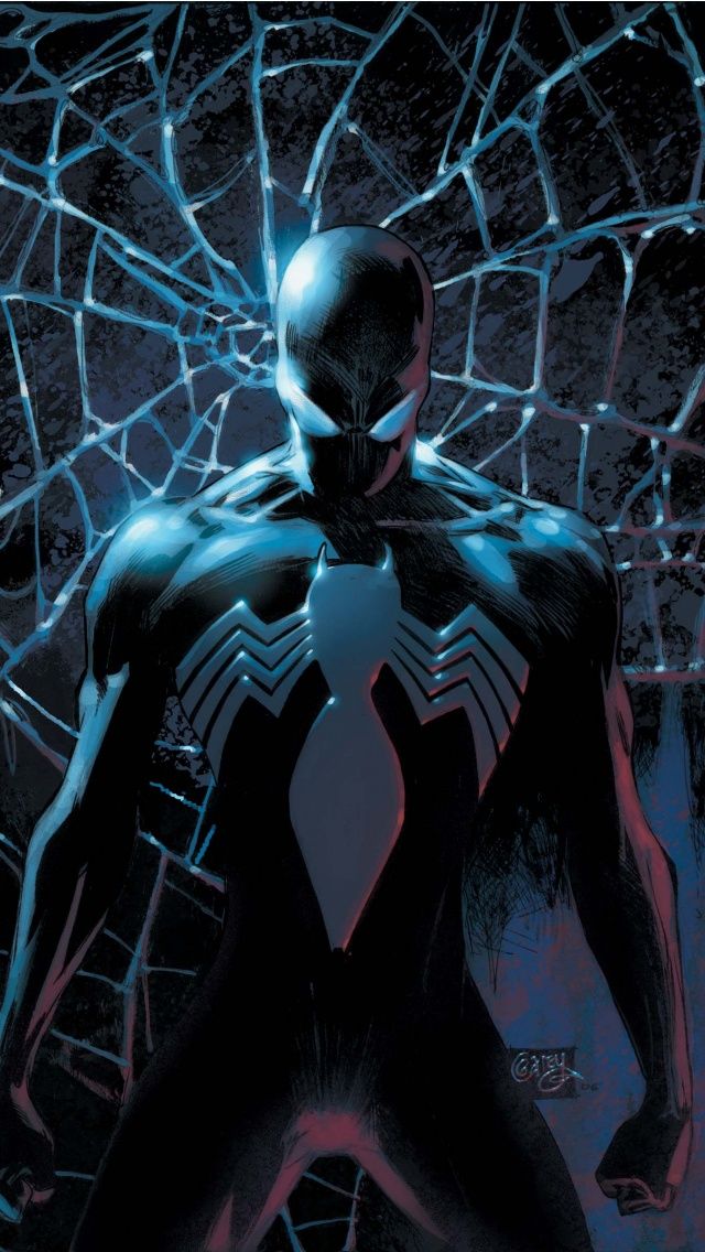 Black Spiderman 640 X 1136 Wallpapers Disponible Para - Black Spiderman Wallpaper For Iphone , HD Wallpaper & Backgrounds