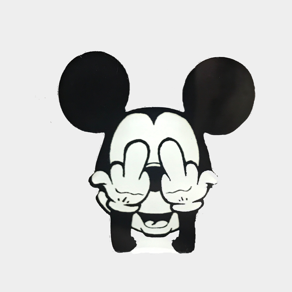 Adult Mickey Mouse Middle Fingers - Mickey Mouse Middle Fingers , HD Wallpaper & Backgrounds