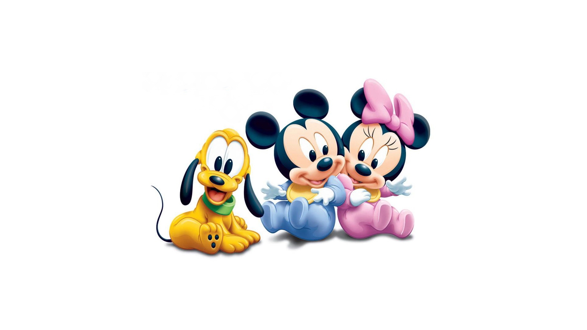 Disney Cartoon Baby Mickey And Minnie Mouse Wallpaper - Cute Disney Cartoon Characters , HD Wallpaper & Backgrounds