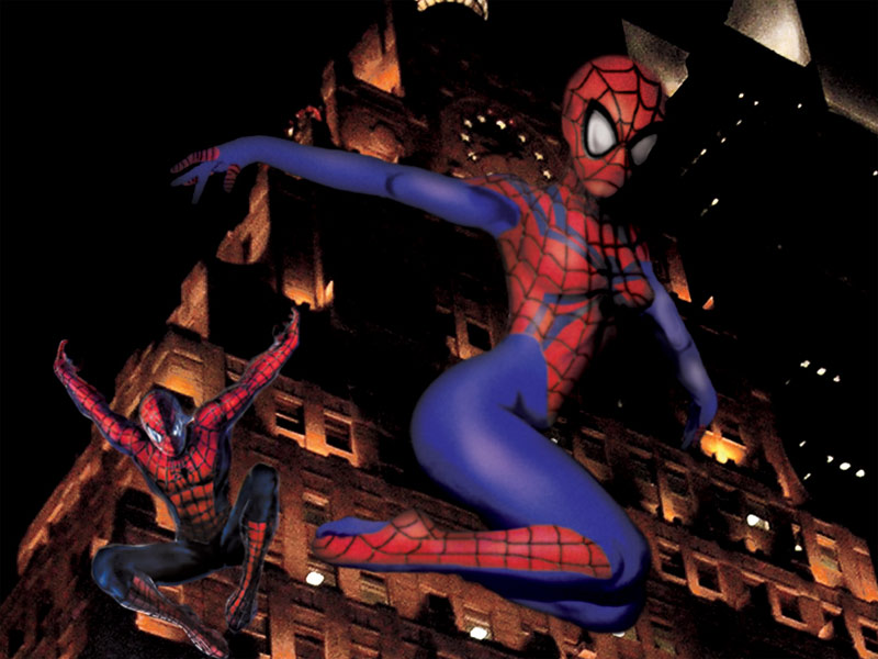 Black Spiderman Wallpaper800 - Spider Girl Movie , HD Wallpaper & Backgrounds