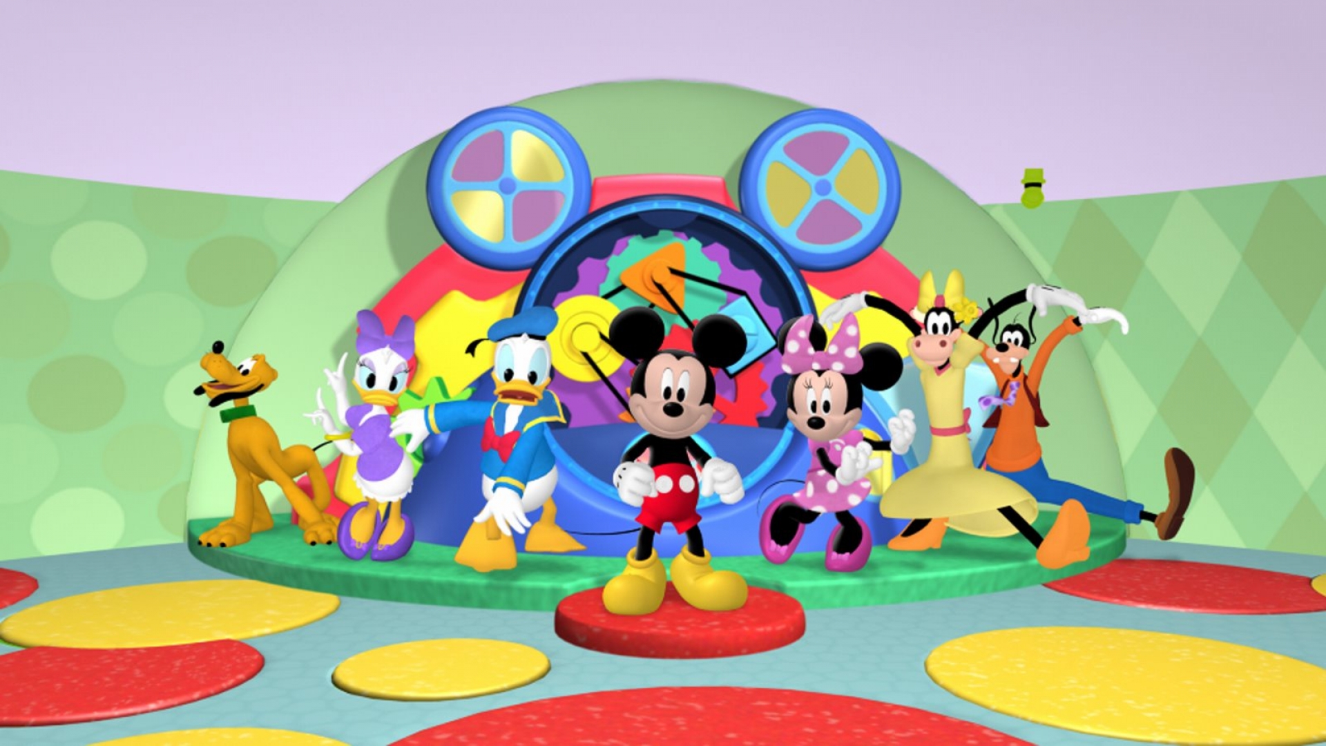 1280 X 800 - Mickey Mouse Clubhouse Floor , HD Wallpaper & Backgrounds