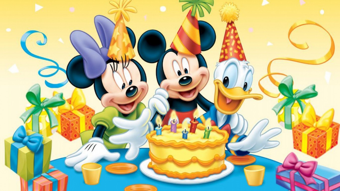 - - Mickey Mouse Birthday Hd , HD Wallpaper & Backgrounds