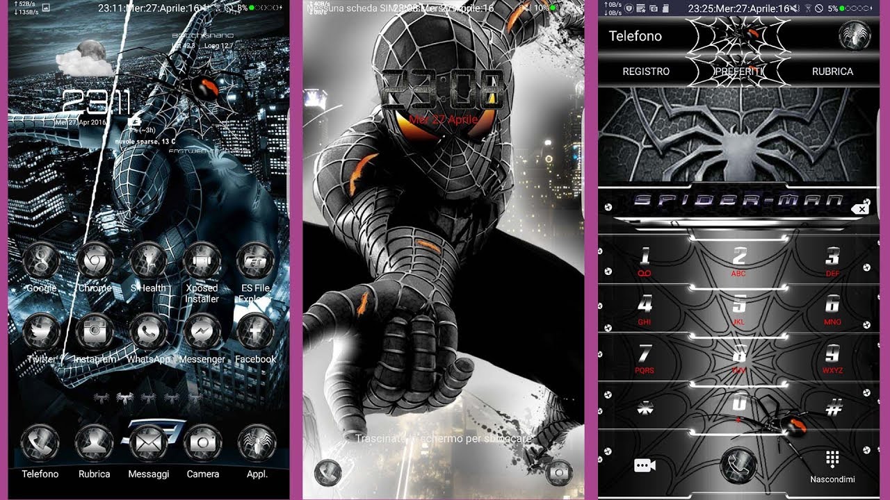 Samsung Themes - Spiderman Theme Samsung , HD Wallpaper & Backgrounds