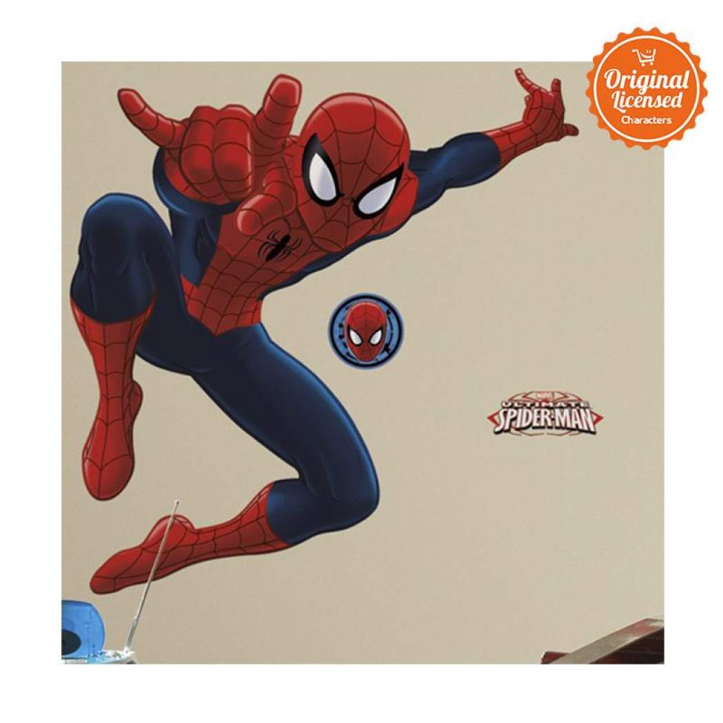 Dimana Beli Spiderman Ultimate Spider-man Graphic Peel - Vinilo Decorativo Spiderman , HD Wallpaper & Backgrounds