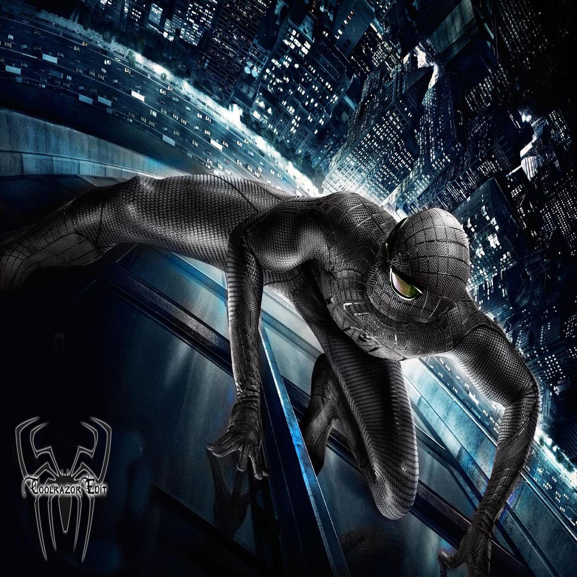 Amazing Spider Man Wallpaper Hd 1080p The Amazing Spiderman - Spiderman Black Suit Hd , HD Wallpaper & Backgrounds