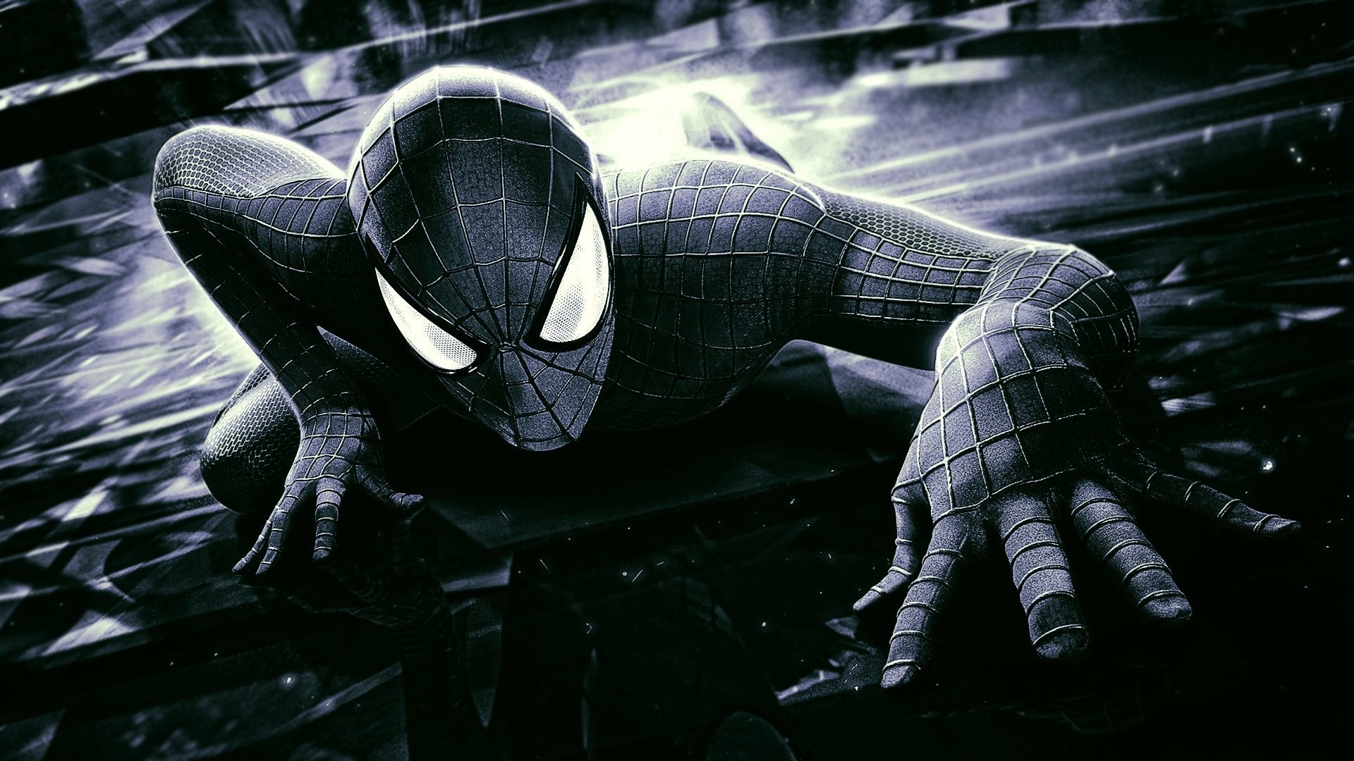 Black Spiderman Wallpapers Wallpaper - Spiderman Black Wallpaper Hd , HD Wallpaper & Backgrounds