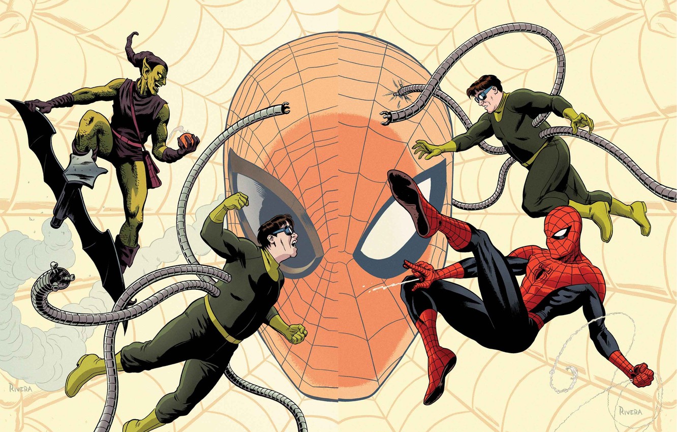 Photo Wallpaper Web, Marvel, Comic, Comics, Spider-man, - Spider Man Comic Title , HD Wallpaper & Backgrounds