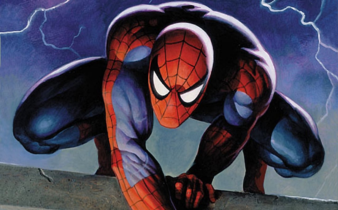 Image Id - - Spiderman Comic Wallpaper Hd 1080p , HD Wallpaper & Backgrounds