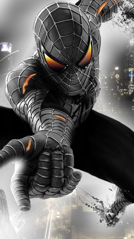 Android Hd - Black Spiderman Wallpaper For Iphone , HD Wallpaper & Backgrounds